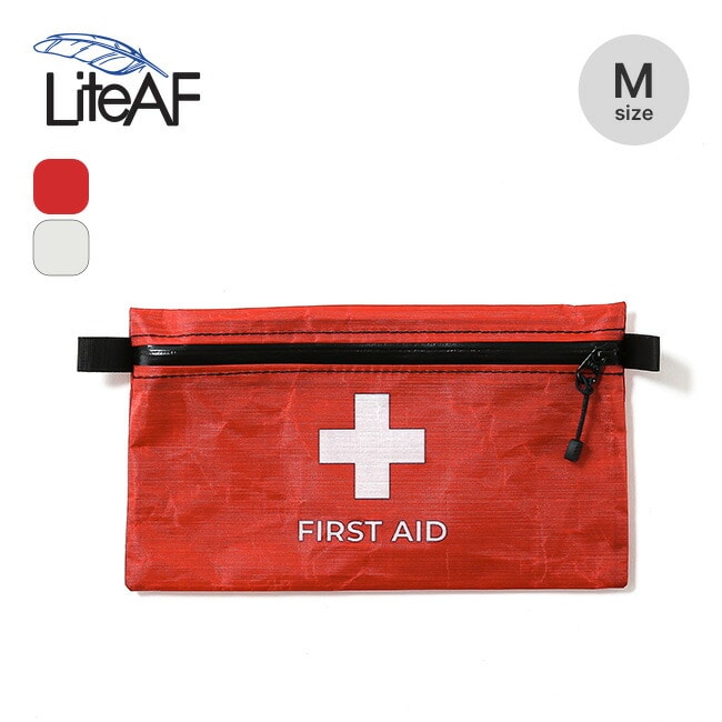 LiteAF ライトエーエフ ULファーストエイドジッパーポーチ M ホワイト
