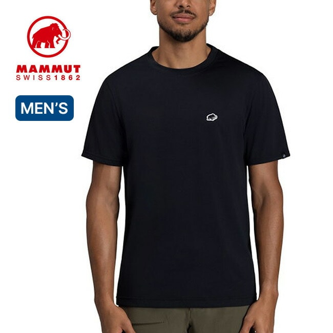 MAMMUT マムート マムートエッセンシャルTシャツAF メンズ ブラックパート1 M