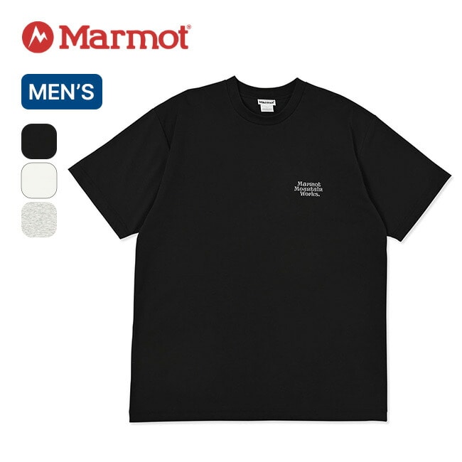 Marmot マーモット MMW エンボイダリーTシャツ メンズ ヘザーグレー M