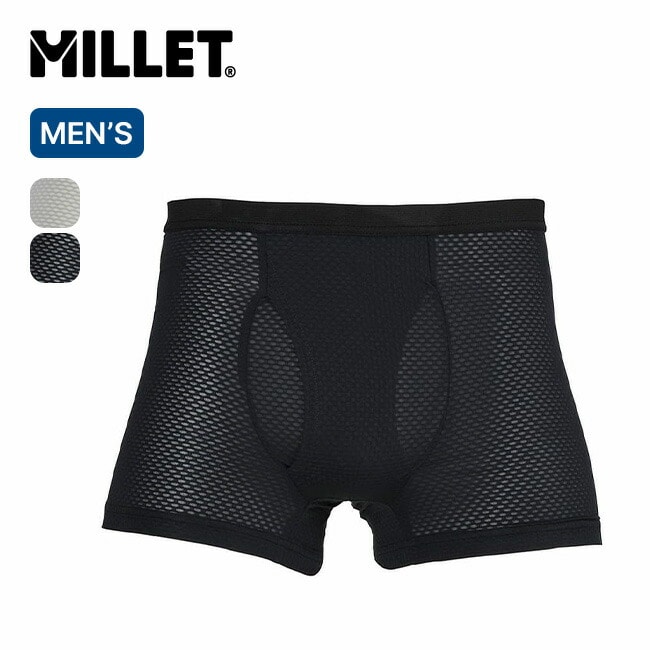 Millet ミレー ドライナミックスルー2ショーツ メンズ シルバー S
