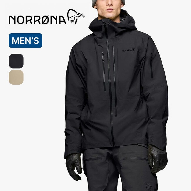 NORRONA ノローナ ロフォテン ゴアテックス プロジャケット メンズ キャビア L