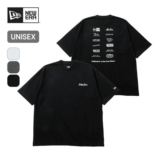 NEW ERA ニューエラ S/SオーバーサイズドコットンTee ロゴアーカイブ ホワイト XL
