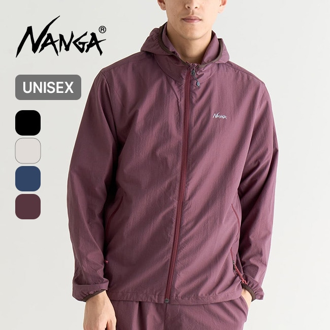 NANGA ナンガ ドットエア コンフィージップパーカー ブルー S