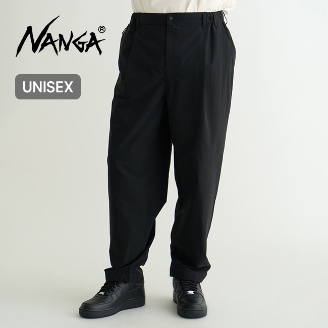 NANGA ナンガ ドットエア コンフィータックテーパードパンツ P.ブラック XL