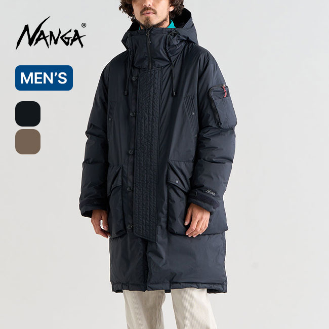NANGA ナンガ オーロラテックスダウンフィールドハーフコート ブラック M