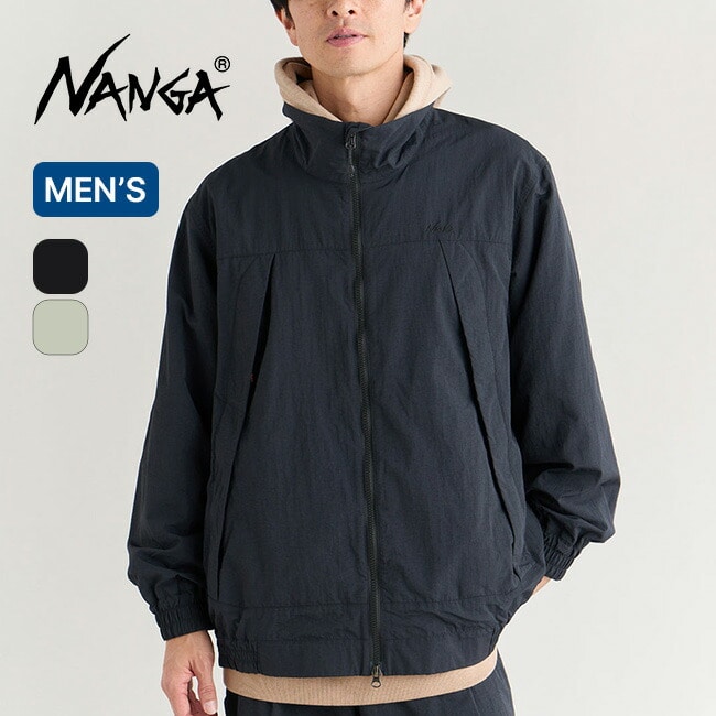 NANGA ナンガ ナイロンタッサートラックジャケット ブラック L