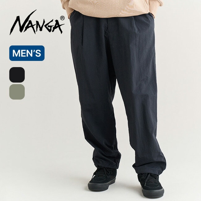 NANGA ナンガ ナイロンタッサートラックパンツ ブラック S
