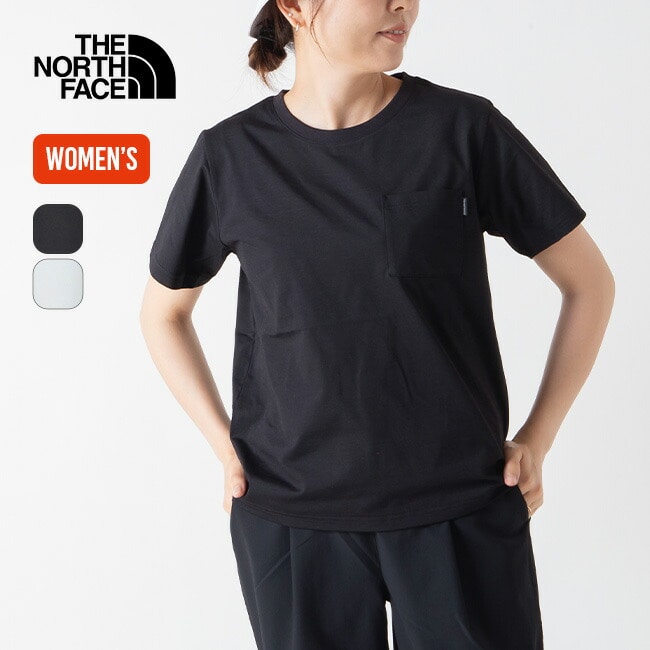 THE NORTH FACE ノースフェイス S/S エアリーポケットTee【ウィメンズ】 ホワイト S