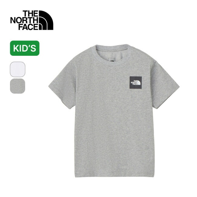 THE NORTH FACE ノースフェイス S/S スモールスクエアロゴTee【キッズ】 ホワイト5 150cm