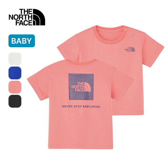 THE NORTH FACE ノースフェイス S/SバックスクエアロゴTee【ベビー】 TNFブルー 90cm