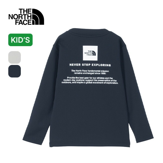 THE NORTH FACE ノースフェイス L/SサンシェードTee【キッズ】 オフホワイト 100cm