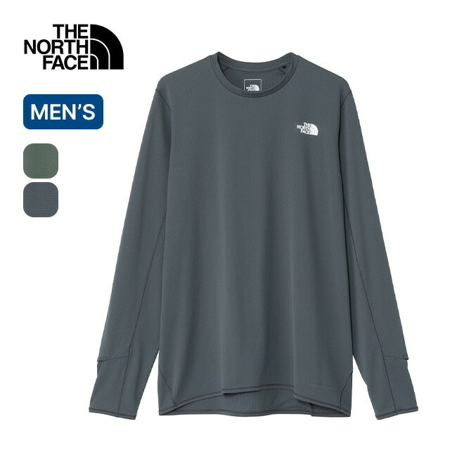 THE NORTH FACE ノースフェイス L/Sブリーズレンジランクルー メンズ バナディスグレー XL