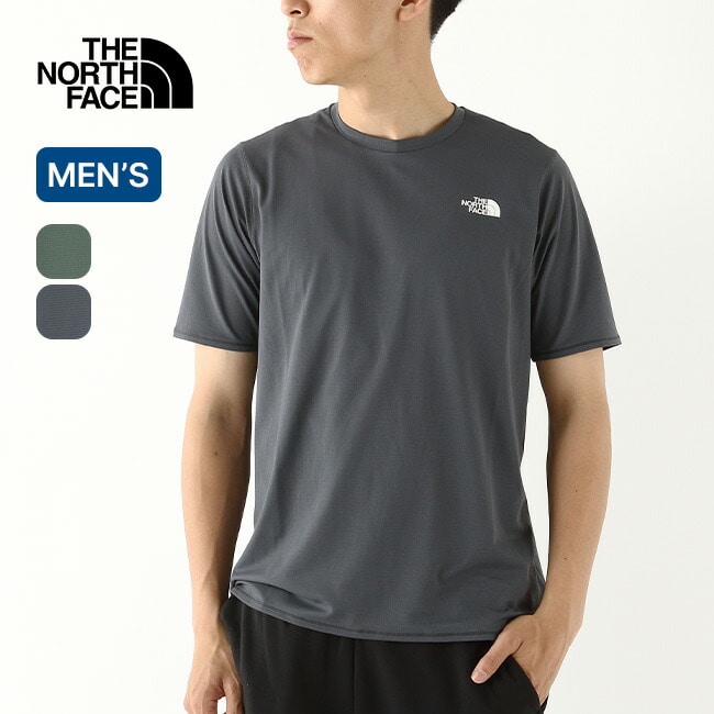 THE NORTH FACE ノースフェイス S/Sブリーズレンジランクルー メンズ バナディスグレー L
