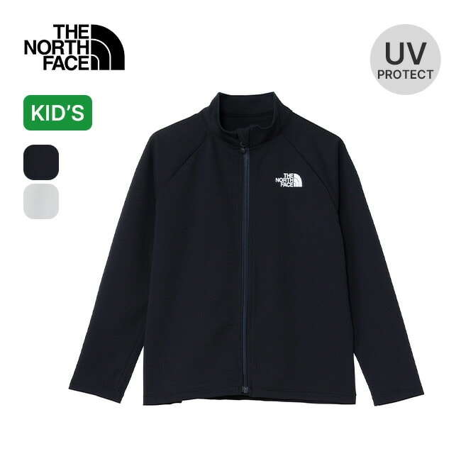 THE NORTH FACE ノースフェイス トドラーL/Sサンシェードフルジップジャケット【キッズ】 ホワイトデューン 120cm