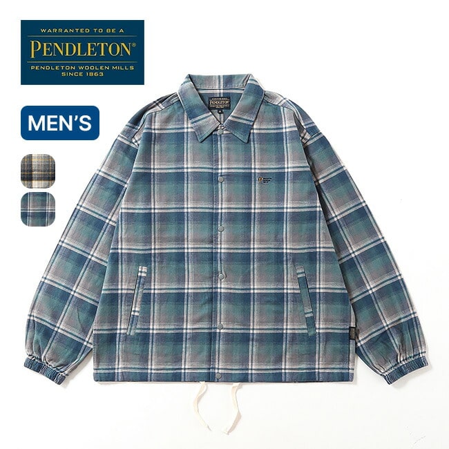PENDLETON ペンドルトン コーチシャツジャケット ダスティブルー/ティール L