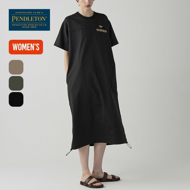 PENDLETON ペンドルトン ショートスリーブドレス カーキ