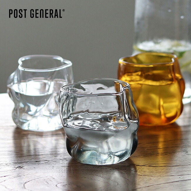 POST GENERAL ポストジェネラル ワイヤーデニッシュアートグラス グレー
