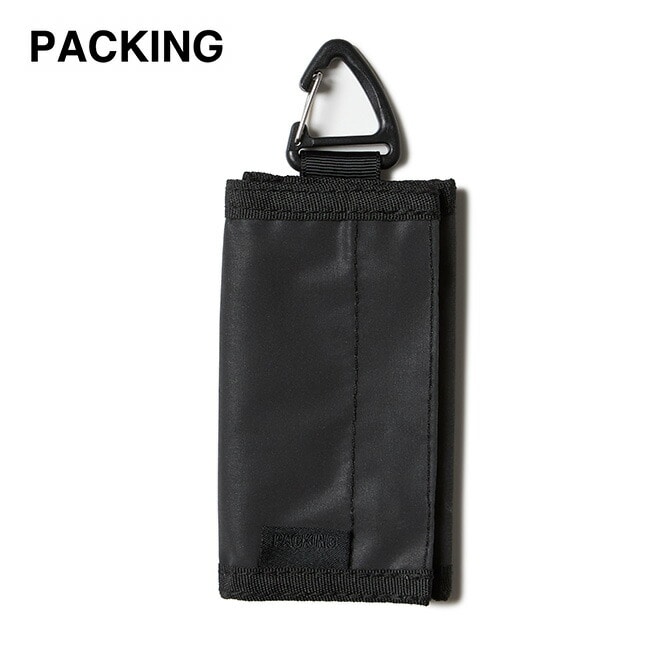 PACKING パッキング ブラックリフレクティブウォレット