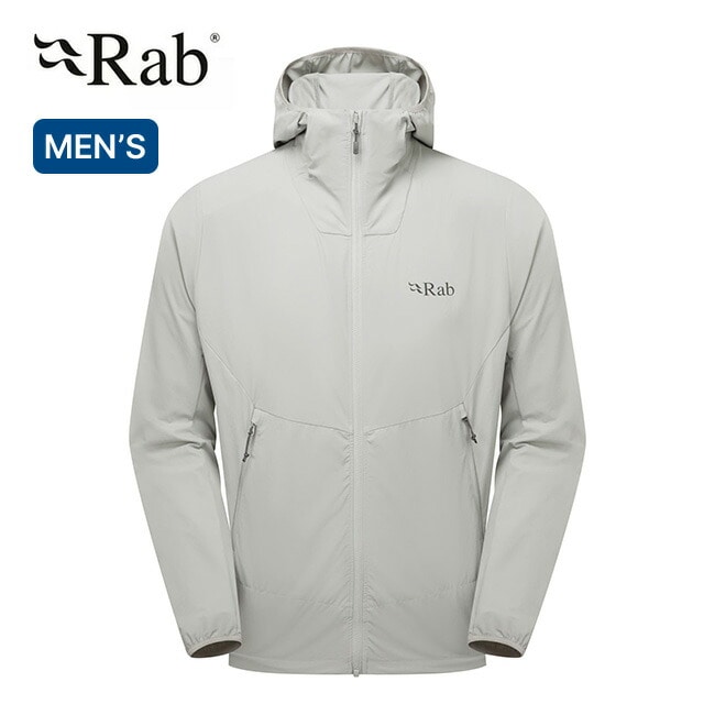 Rab ラブ ボレアリスフーディー メンズ ライトジンク M(JPNサイズL)