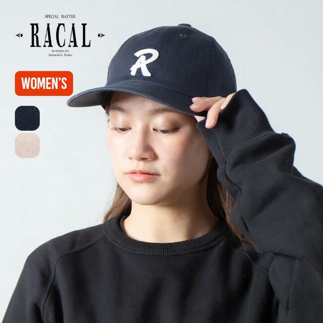 RACAL ラカル RロゴパッチB.B.キャップ ピンク
