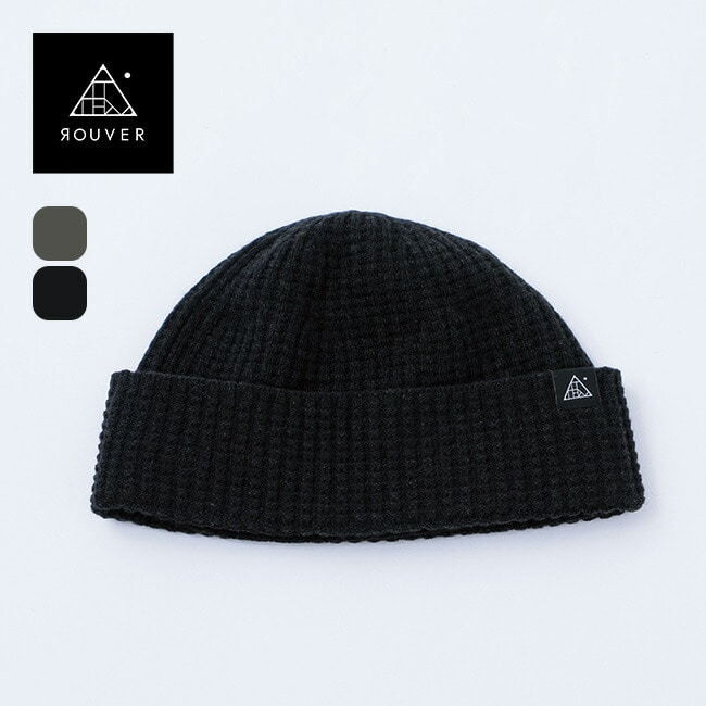 ROUVER ルーバー グリッドビーニー ブラック