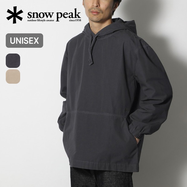 snow peak スノーピーク ナチュラルダイドリサイクルドコットンパーカー ベージュ M