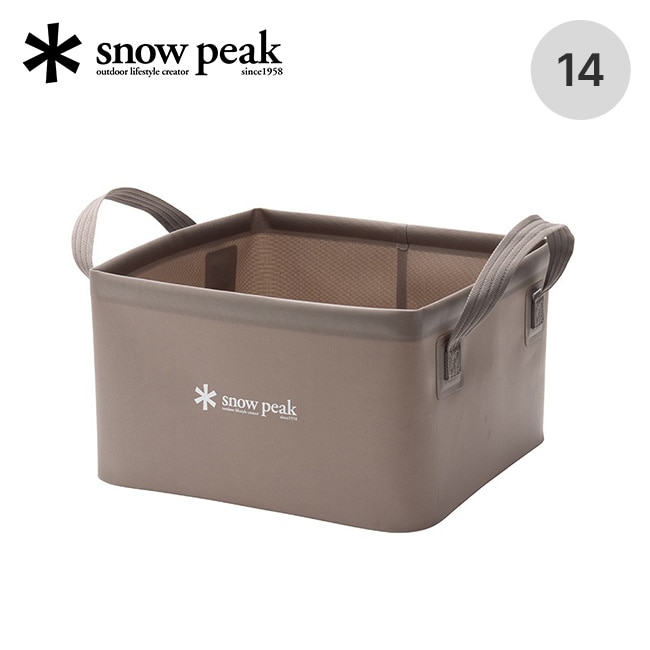 snow peak スノーピーク ソフトバケツ 14