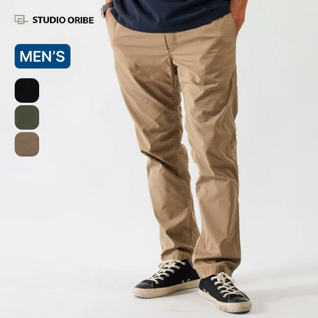 STUDIO ORIBE スタジオオリベ クライミングパンツ リップストップクールマックス カーキ 3