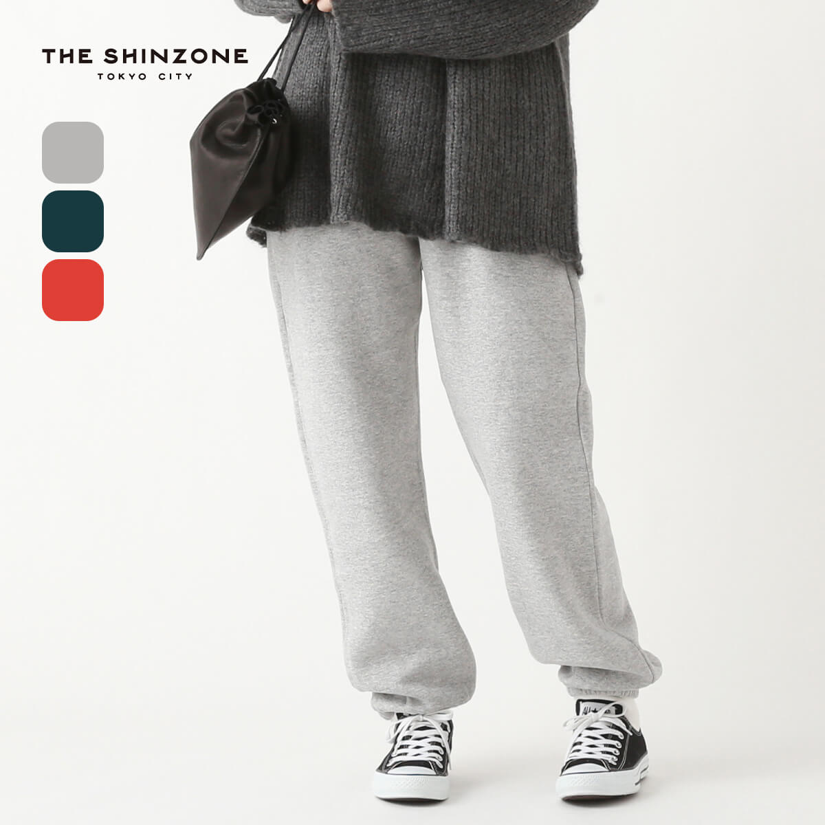 THE SHINZONE ザ シンゾーン コモンスウェットパンツ グレー F0