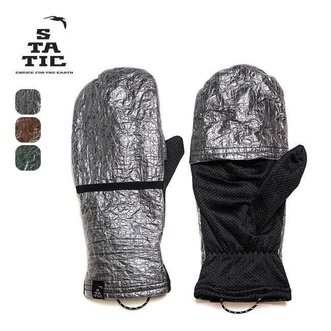 STATIC スタティック アドリフトダイニーマミトン ブラック S/M