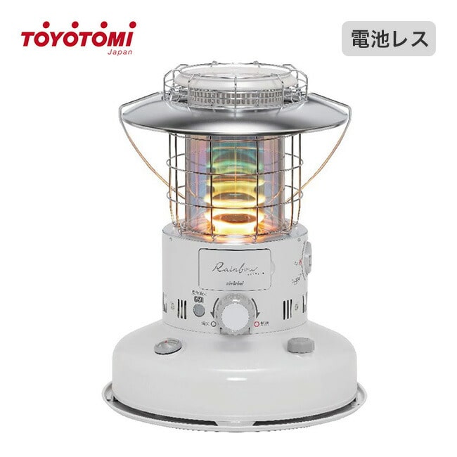 TOYOTOMI トヨトミ レインボー対流型石油ストーブ 電池レス