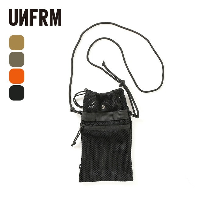 UNFRM OUTDOOR STANDARD ユニフォーム アウトドア スタンダード ミリタリーメッシュポーチ オリーブ