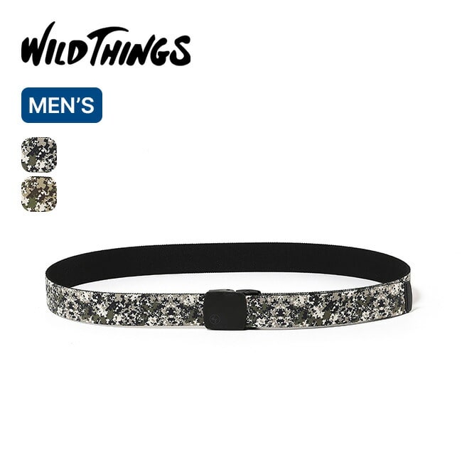 WILD THINGS ワイルドシングス ストレッチイージーベルト オリーブカモ