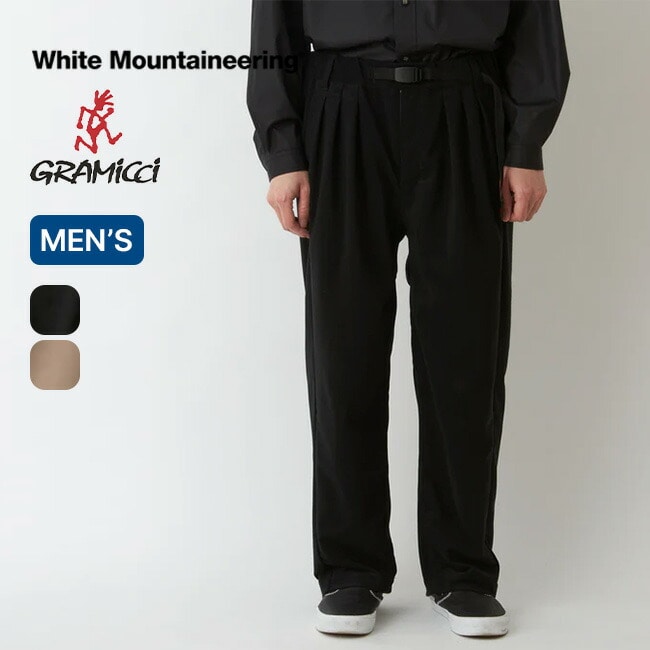 WM×GRAMICCI ホワイトマウンテニアリング×グラミチ コーデュロイ3タックパンツ ブラック 2