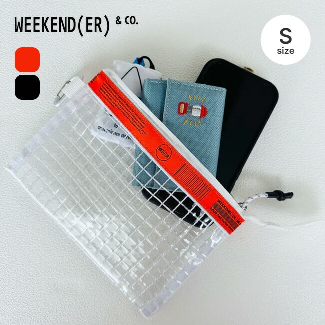 WEEKEND(ER) ウィークエンダー GRIDフラットケース S オレンジ