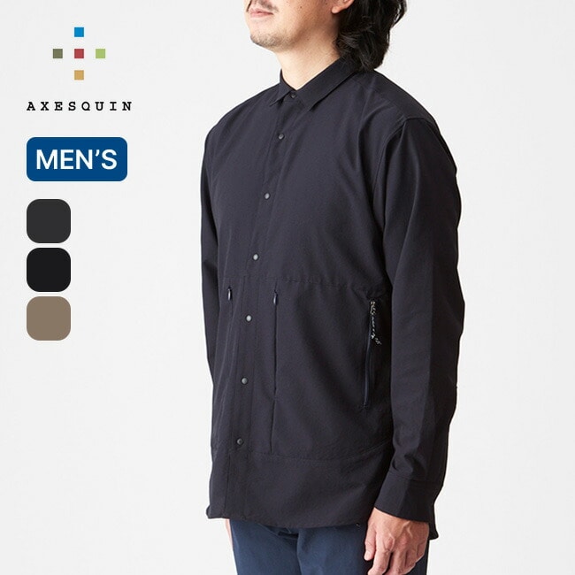 AXESQUIN アクシーズクイン LS ベンチレーションシャツ