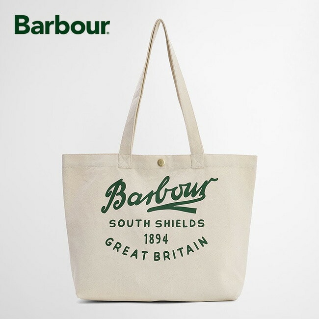 Barbour バブアー スクリプトトートバッグ