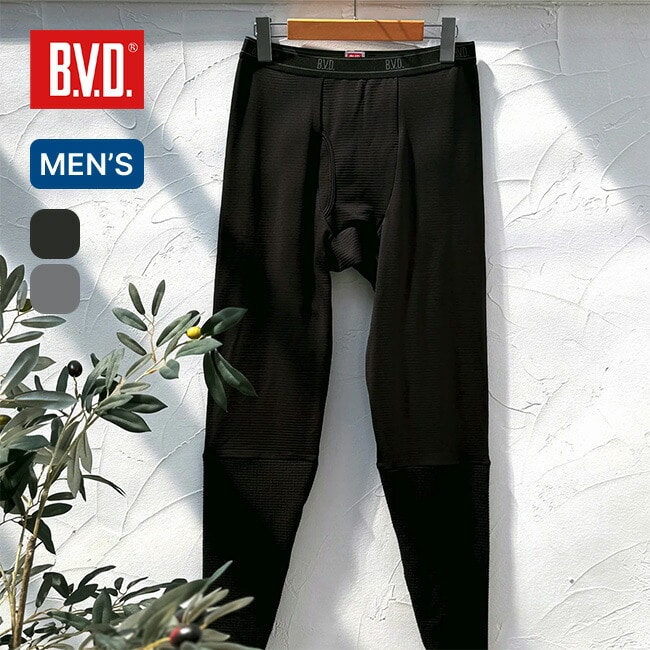 B.V.D. ビー・ブイ・ディー ロングスパッツ(ひざ下二重保温モデル) メンズ