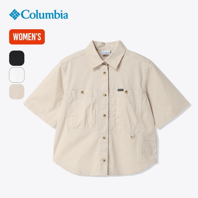 Columbia コロンビア ブレアフォールズウーブンショートスリーブ【ウィメンズ】