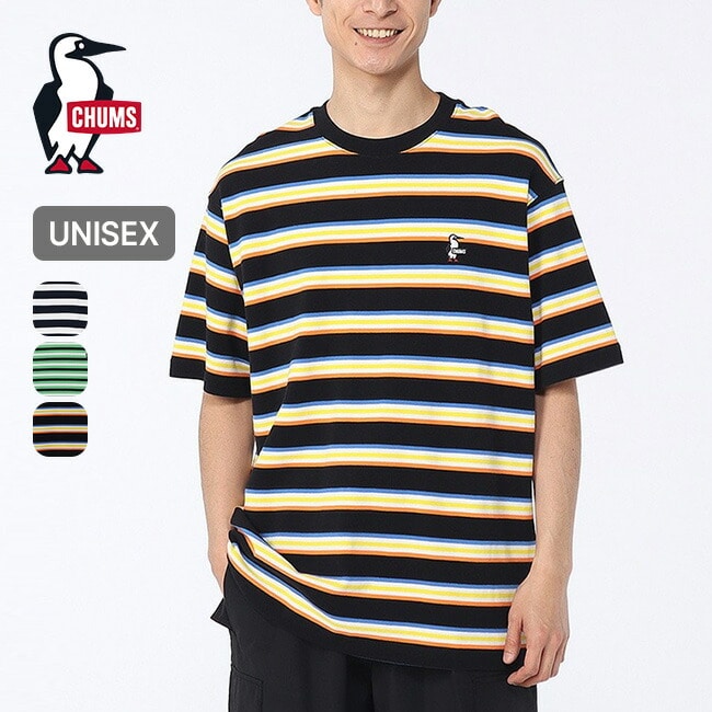 CHUMS チャムス ブービーボーダーピケTシャツ