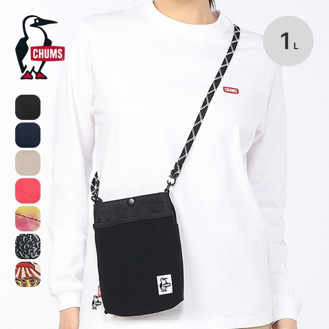 CHUMS チャムス リサイクルメッシュポケットショルダーバッグ