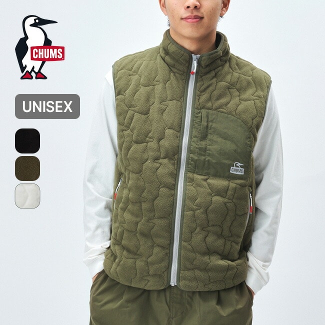 CHUMS チャムス ブービーステッチフリースベスト