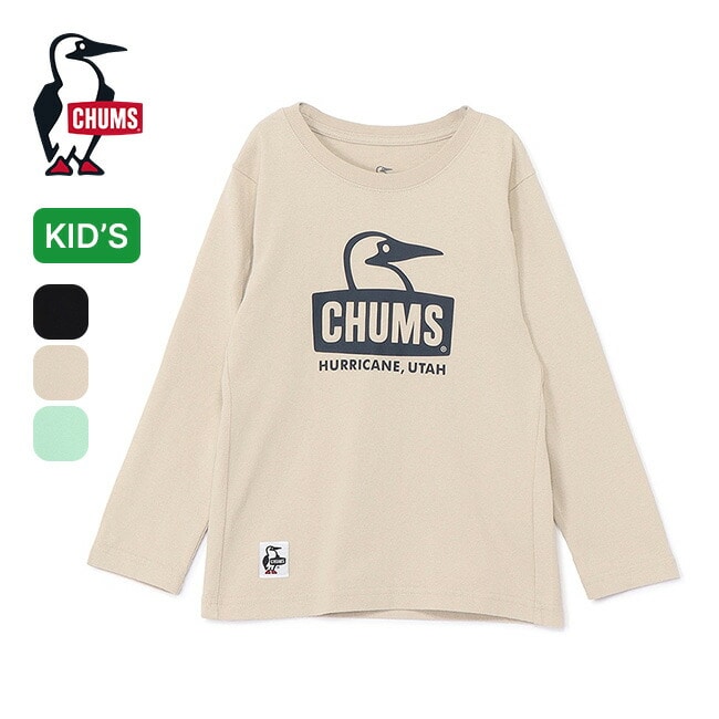 CHUMS チャムス フェイスブラッシュドL/S Tシャツ【キッズ】