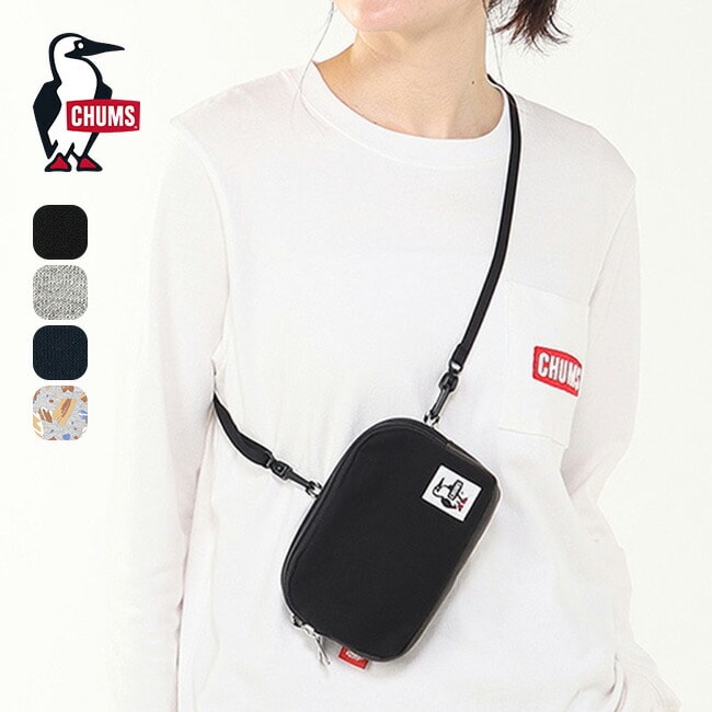 CHUMS チャムス ホルターネックミニバッグスウェットナイロン