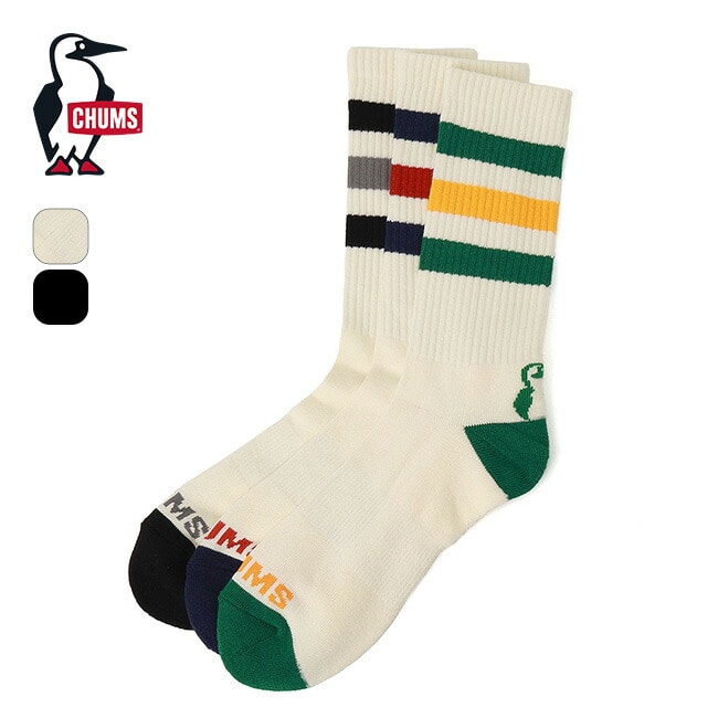 CHUMS チャムス 3Pブービーミディアムソックス
