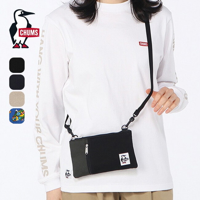 CHUMS チャムス スマートフォンショルダー スウェットナイロン