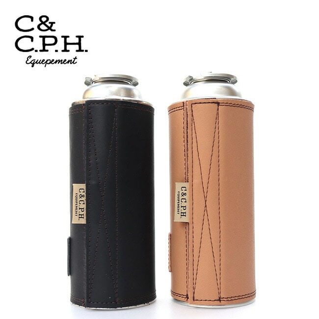 C&C.P.H. EQUIPEMENT シー&シーピーエイチイクイップメント CB缶 ケース（スコッチガード防水レザー）