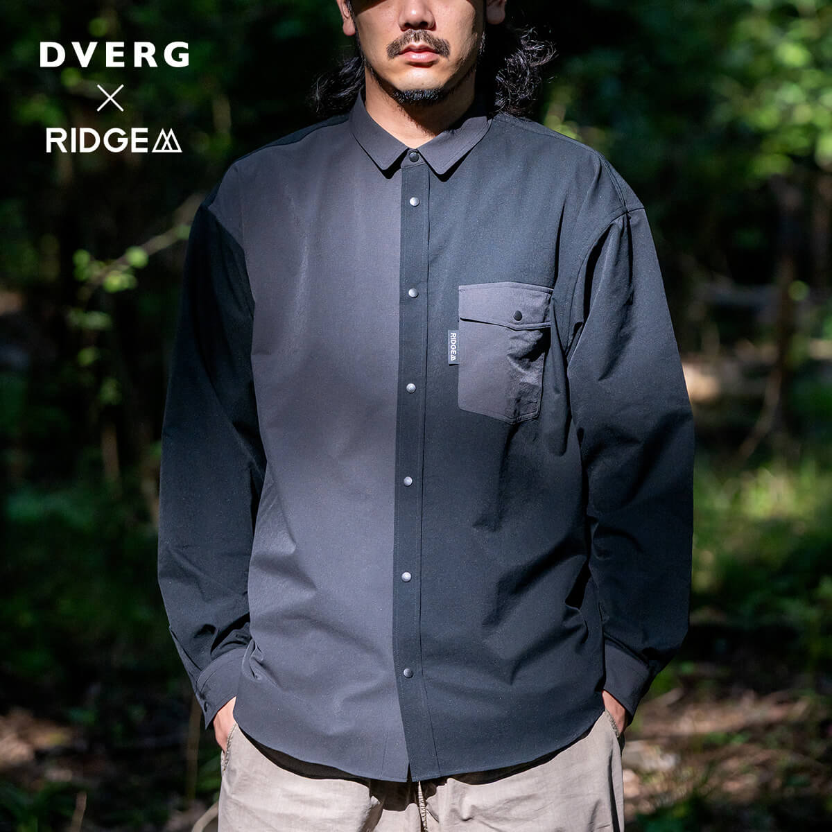 DVERG ドベルグ RIDGE MOUNTAIN GEAR Basic Long Sleeve Shirt for DVERG