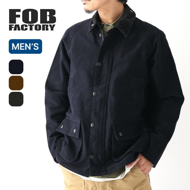FOB FACTORY エフオービーファクトリー モールスキンライディングジャケット