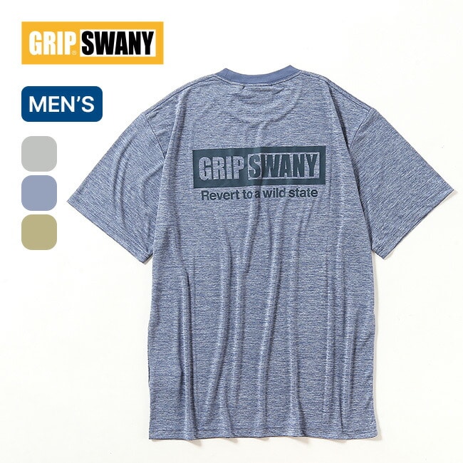 GRIP SWANY グリップスワニー ボックスロゴドライS/S TEE